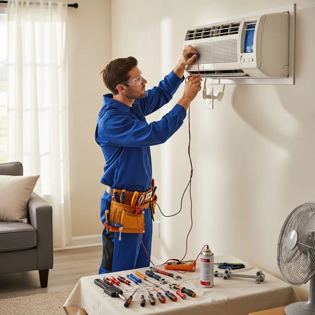 Selendi Finlux Finlux klima gaz dolumu ve bakım – Enerji verimliliği artırıldı. - Teknik servis örneği